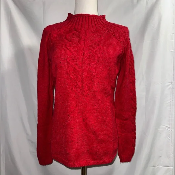 NWT NIC+ZOE Femme Cable Sweater - Picture 3 of 9